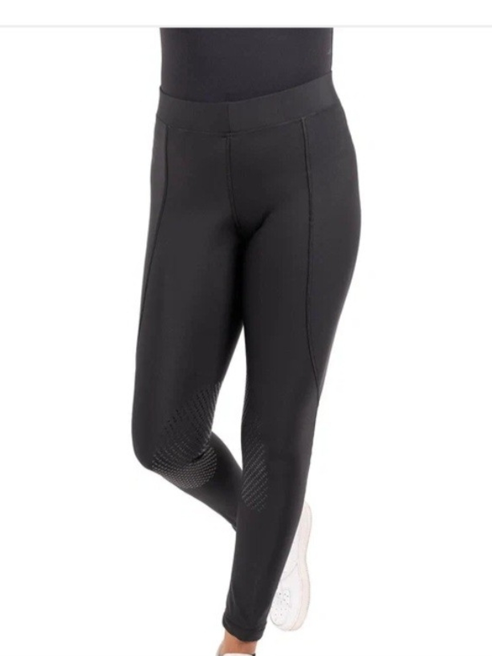 Everyday Essential: High-Waist Performance Riding Tights Equestrian Black - Picture 1 of 9